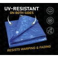 thumbnail image 4 of 20'X30' Blue Poly Tarp Tarpaulin Poly Cover Canopy with Grommets, 4 of 6