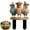 B, variant on Chicken Family Garden Stake Decor, 2D Acrylic Flat Cute Chicks Yard Sign Decoration, Small Animal Flower Pot Stakes Ornament for Outdoor Porch Lawn Planter Patio
