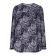 thumbnail image 4 of ICHUANYI Clearance Women Loose Casual Button Printed Large Long Sleeved Top(Navy, XXL) ICHUANYI WER2023081513212, 4 of 6
