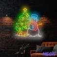 thumbnail image 4 of Handmadetneonsign Snowman Christmas Neon Sign, Snowman Led Sign, Merry Christmas Neon, Christ Wall Art, Christ Wall Decor 90094, 4 of 5