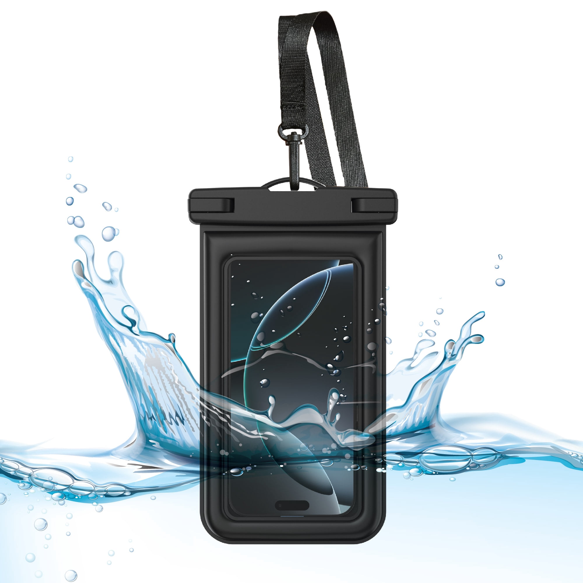 Body Glove Tidal Waterproof Floating Phone Pouch - Black/Clear