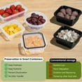 thumbnail image 4 of Soulgenix 55 Pcs Food Storage Containers with Lids, Reusable Meal Prep Containers for Kitchen Pantry Storage, Airtight Leakproof & BPA-Free, Freezer, Microwave & Dishwasher Safe, 4 of 7