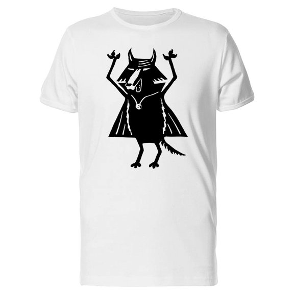 Sketch Of Devil Dog Tee Men's -Image by Shutterstock