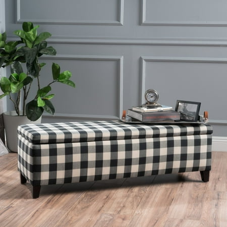 Cleo Checkerboard Upholstered Storage