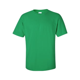 Gildan Men's Ultra Cotton T-Shirt - Kiwi Green, X-Large, 100% Cotton Jersey