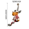 thumbnail image 3 of Reindeer Doll under $5! Cagogo Extendable Reindeer Doll Christmas Decor, Stretchable Santa's Deer PlushToys, Flexible Poseable Decoration for Window Mantel Tree, Interactive Holiday Party Props, 3 of 5