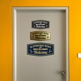 thumbnail image 5 of Signs ByLITA Fancy No Appointment Needed! Walk-Ins Always Welcome Easy Installation | Durable Construction | Barbers | Grooming and Styling | Hair Sign (Navy Blue / White) - Small, 5 of 9