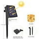 thumbnail image 4 of Luces solares para exteriores, cable de cobre LED blanco cálido de 10 m, 8 modos de iluminación, encendido y apagado automático desde el anochecer hasta el amanecer, control remoto para jardines,, 4 of 7
