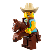 LEGO Series 18 Collectible Party Minifigure - Cowboy Costume Guy (71021)