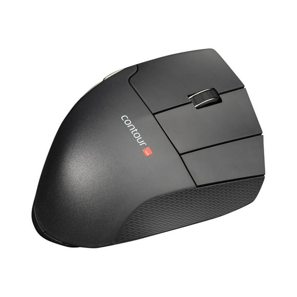 Contour Unimouse - Mouse - ergonomic - infrared - 7 buttons - wired - USB - slate