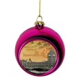 thumbnail image 1 of Ornaments Vintage Big Ben River Thames London England Bauble Christmas Ornaments Pink Bauble Tree Xmas Balls, 1 of 2