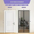 thumbnail image 3 of Black Magnetic Mosquito Net Door Screen (80x210), 3 of 5