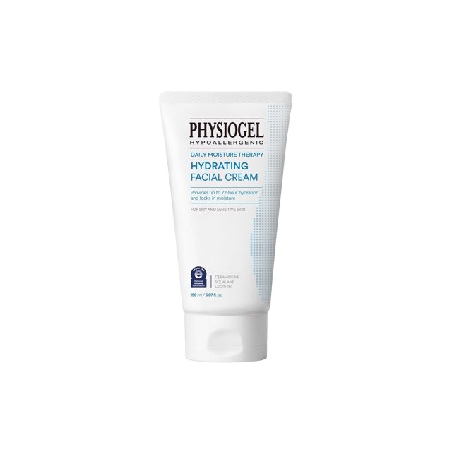 Crema hidratante facial Physiogel Hydrating 72 horas de secado normal
