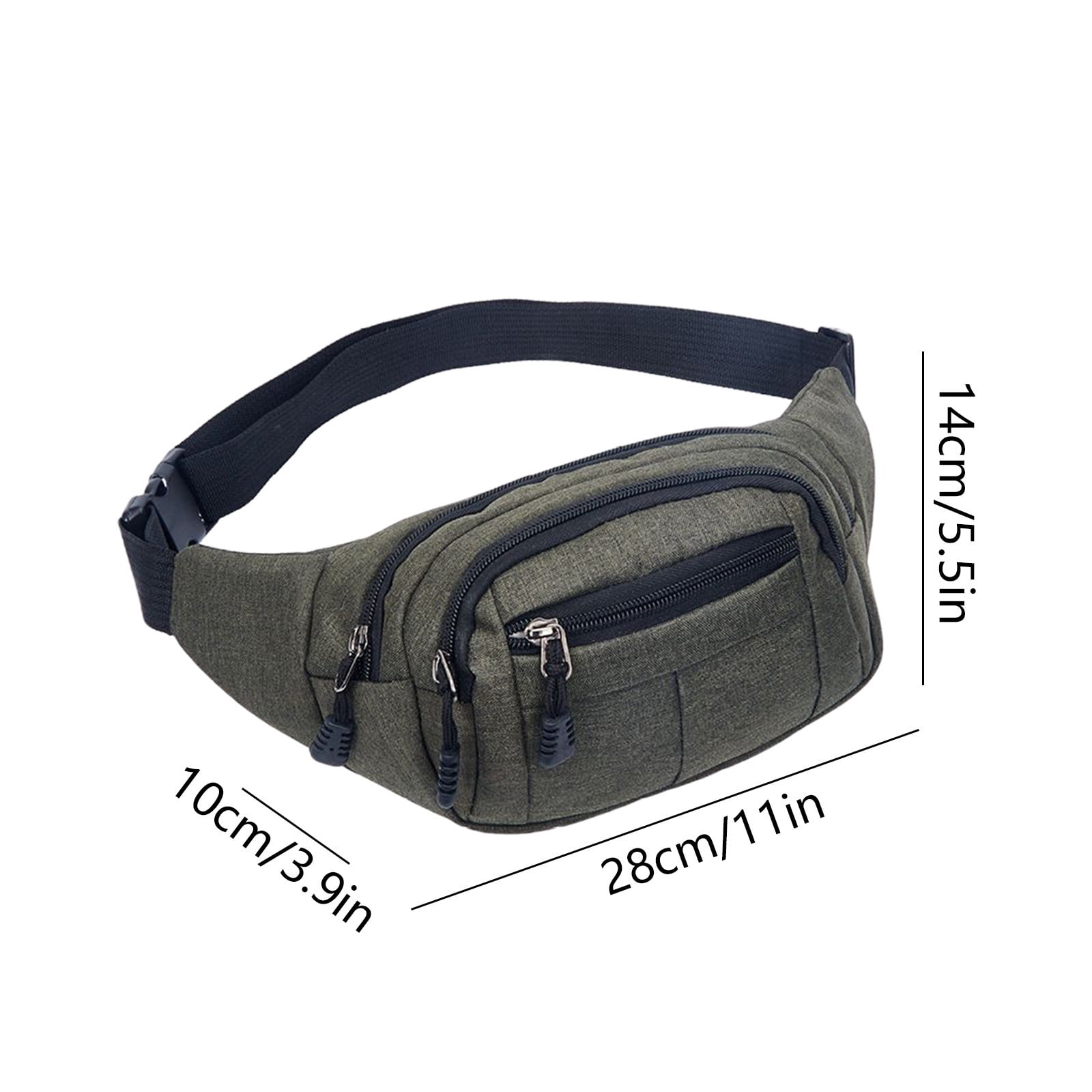 Lot de 3 sacs banane pour femme, sac banane imperméable avec