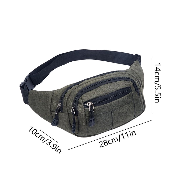 Fanny Pack Crossbody Waist Bag | Unisex Adjustable Strap  display picture 1