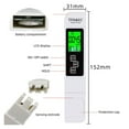 thumbnail image 7 of Professional 3 in 1 tester Water Meter TDS EC Temperature Meter Digital LCD Water Testing Pen Purity Filter Water Quality ,Accurate - WHITE WITH LED_X, 7 of 7