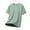 Green T Shirt, variant on Dagegui Men's Big and Tall Shirts Green Crew Neck Short Sleeve Tee Summer Basic Pullover Tops Casual Loose Fit T Shirt 2X