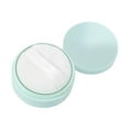 thumbnail image 1 of Empty Cosmetic Powder Travel Container with Puff Lightweight Durable Accessory Small Size , Green, 1 of 8