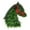 Green, variant on ​​GiLiling 1:1 Realistic Horse Head Wreath with Lifelike Details​​ | Striking Equestrian-Themed Decor for Courtyard Gates, Window Displays, and Equestrian-Inspired Holiday Ornamentation