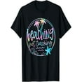 thumbnail image 2 of BESTLUCKY Beaching Not Teaching Tie Dye Summer Teacher Beach Vacation T-Shirt, 2 of 6