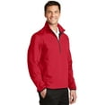 thumbnail image 4 of Port Authority Active 1/2 Zip Soft Shell Jacket-4XL (Rich Red), 4 of 6