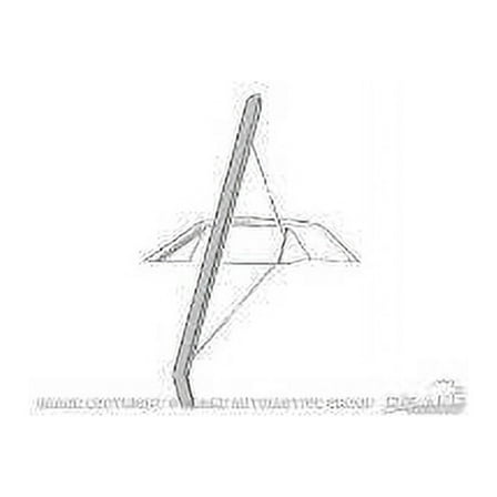 Scott Drake C5ZZ-6530146-B 1965-1968 Coupe Quarter Window Weatherstrip RH