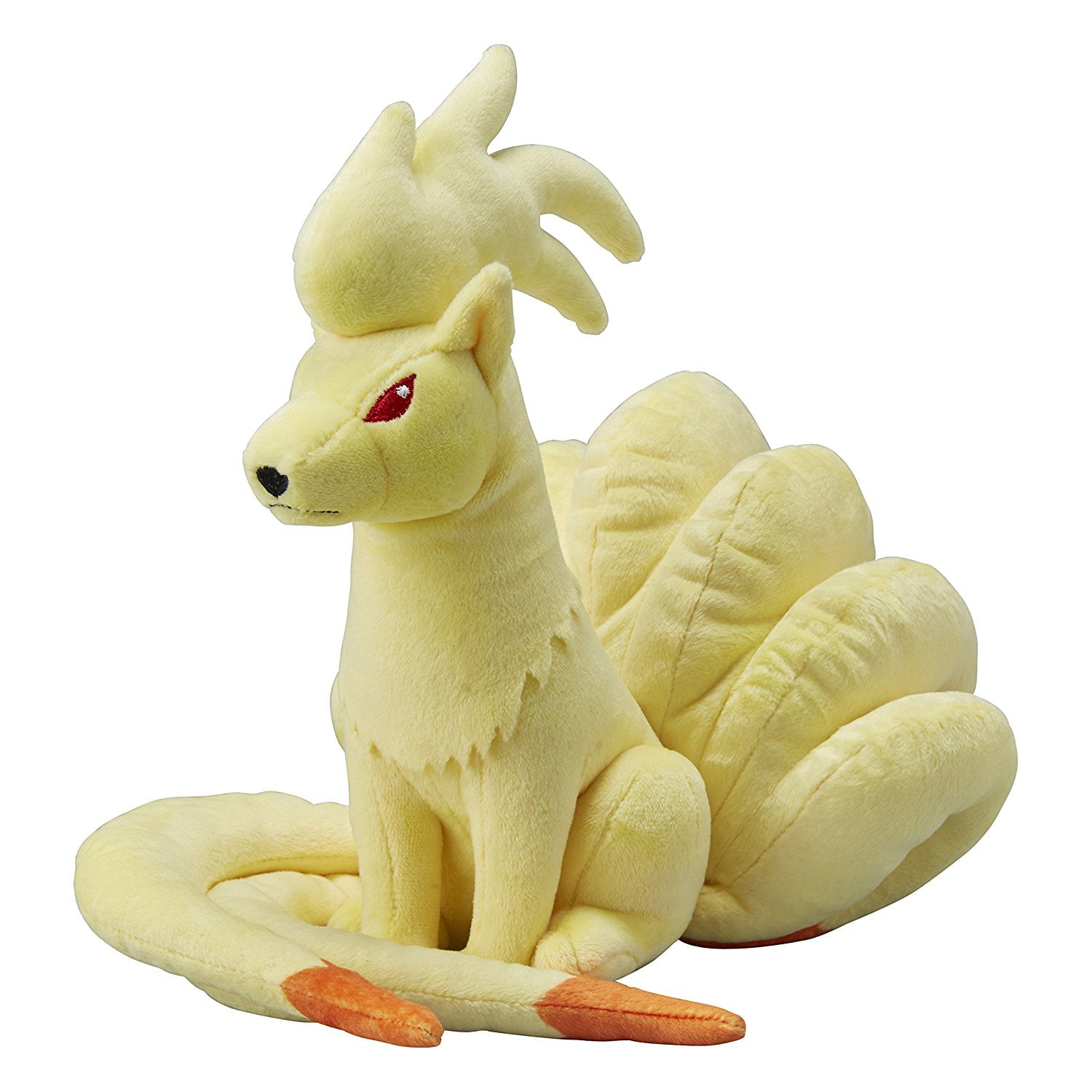 Vulpix Pokemon Six Tails Kitsune Fox Plush Toy Stuffed Animal Soft Orange New 7"