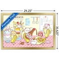 thumbnail image 3 of Bananya - Chocolate Wall Poster, 14.725" x 22.375" Framed, 3 of 6