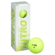 Nitro Golf Golf Balls, Yellow, 15 Pack