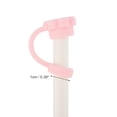thumbnail image 2 of Unique Bargains 2 Set Dust-Proof 40oz Straw Cover Pink Silicone, 2 of 5