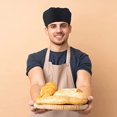 thumbnail image 4 of Set of 4 Black Chef Hats Adjustable Kitchen Toque Elastic Band One Size Black Breathable Mesh Top, 4 of 5