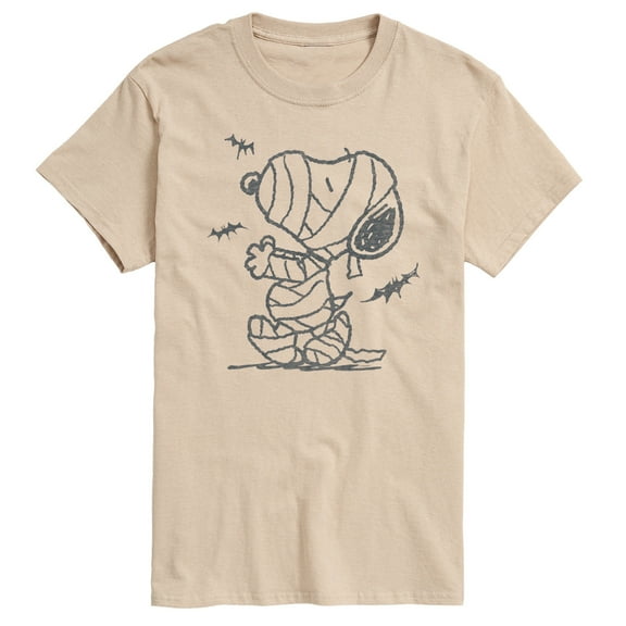 Peanuts - Snoopy Mummy And Bats - Men's Short Sleeve Graphic T-Shirt