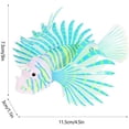 thumbnail image 2 of Artificial Lion Fish Luminous Fake Fish Aquarium Fish Tank Ornament Glow Simulation Animal Decoration (Blue), 2 of 7