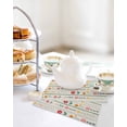thumbnail image 4 of Spring Floral Kitchen Dish Towels for Drying Dishes Set of 4, Colorful Summer Flowers Vintage Botanical Waffle Weave Microfiber Hand Tea Bathroom Towels Quick Dry & Absorbent Towel 12x12, 4 of 7