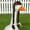 D, variant on Porch Goose Apparel Colorful Synthetic Braiding Garden Goose Hair Braids Curly Braiding Hair Outfits with White Bow Decoration for Outdoor Patio & Yard Goose Statues(A)