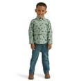 thumbnail image 6 of Wrangler Toddler Boy Pull-On Straight Leg Jeans, Sizes 12M-5T, 6 of 9