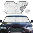 thumbnail image 2 of Fotbe Heart Rabbit Car Windshield Sunshade | Sun Visor Protector Front Window Shade, Keeps Out UV Rays, Keeps Your Vehicle Cool-Medium, 2 of 7