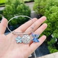 thumbnail image 5 of Disney-pulsera de película animada Lilo & Stitch para niña, brazalete con colgante de esmalte de puntada rosa, accesorios de joyería, regalos, 5 of 5