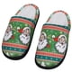 thumbnail image 1 of Pantuflas Esponjosas Muy Buen Gusto Papá Noel Suela Gruesa Antideslizantes Cómodas para Hombres Y Mujeres, 1 of 9