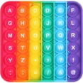thumbnail image 1 of Juguete sensorial HUOGUO cuadrado de silicona pop Alphabet, 1 of 5