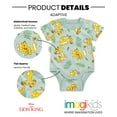 thumbnail image 4 of Disney Lion King Simba Infant Baby Boys G-Tube Adaptive Bodysuit Green 6-12 Months, 4 of 5