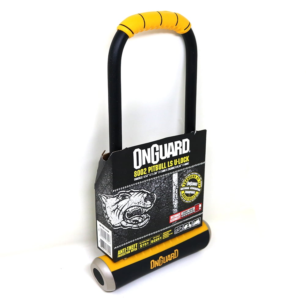 Candado Onguard Llave U-Lock Pitbull Ls 115X292Mm Amarillo