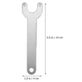 thumbnail image 2 of WEUVEB 4Ud Llaves Y Juntas Para Amoladora Angular Material De Carbono Uso Profesional, 2 of 8