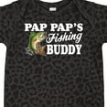 thumbnail image 4 of Inktastic Pap Pap's Fishing Buddy with White Text Boys Baby Bodysuit, 4 of 5
