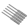 thumbnail image 4 of 5 brocas para martillo rotatorio con punta de carburo cementado, espiral de 2 flautas, broca de impacto para ladrillo, piedra, 110 mm, 5 mm/0,20 pulgadas de diámetro abierto, 4 of 12