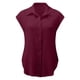 thumbnail image 4 of Camisas para mujer, camiseta de manga corta de lino y algodón informal de verano, camisetas holgadas de color sólido con solapa y botones Fridja bn8253, 4 of 6
