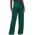 thumbnail image 4 of LEBONYARD Pants for Women Flowy Drawstring Waist Wide Leg,Womens Pants Clearance under $10,Women's Fashionable Solid Color Trendy High Waist Casual Wide Leg Suit Pants Green XL, 4 of 6