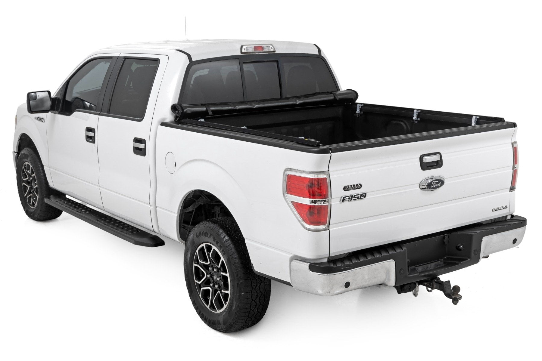 Rough Country Soft Roll-Up Bed Cover for 2004-2014 Ford F-150 | 5'7" - 42509550