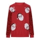 thumbnail image 4 of Sudadera navideña con lentejuelas brillantes para mujer de Wancir, suéter de cuello redondo con gráfico de Papá Noel, suéter navideño de manga larga, 4 of 8