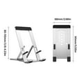 thumbnail image 5 of Portable Foldable Aluminum Phone Tablet Stand Holder For 4-12Inch Devices Perfect For Home Office Travel, 5 of 18